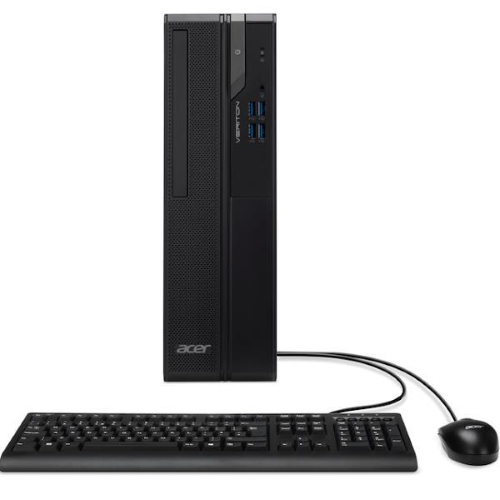 Acer Veriton X2 VX2720G - Tower compatto Core i5 12400 / fino a 4.4 GHz - RAM 8 GB - SSD 256 GB - UHD Graphics 730 - Gigabit Ethernet - Win 11 Pro -monitor: nessuno